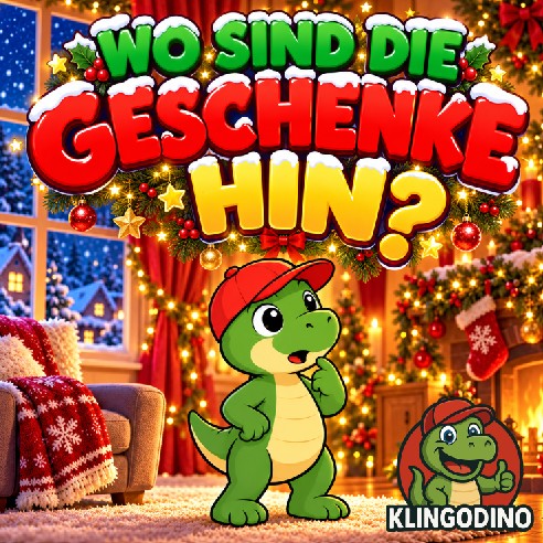 Wo sind die Geschenke hin? – Klingodino Cover