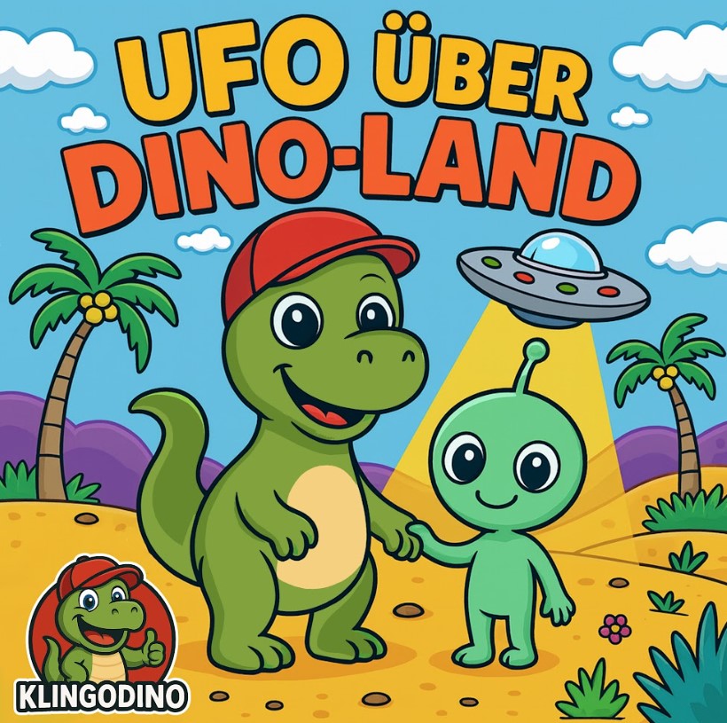 UFO über Dino-Land Cover