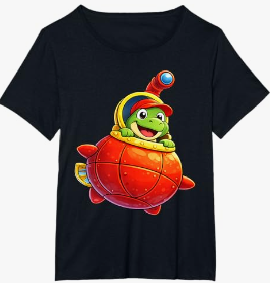 Dinosaurier sitzt im U-Boot